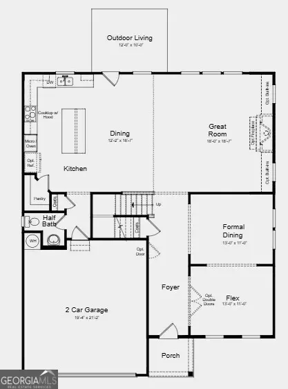 Floorplan - 4003 Dantry Ln, Buford, GA 30519 photo 1 of 2