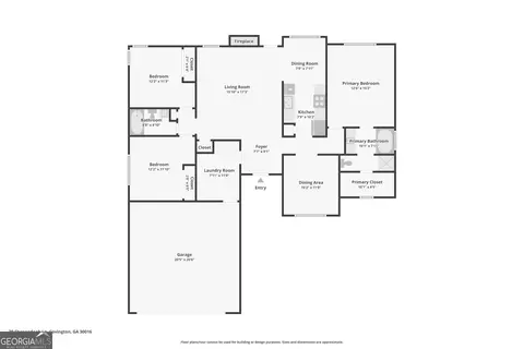 Floorplan - 70 Shenandoah Ln, Covington, GA 30016 photo 1 of 1