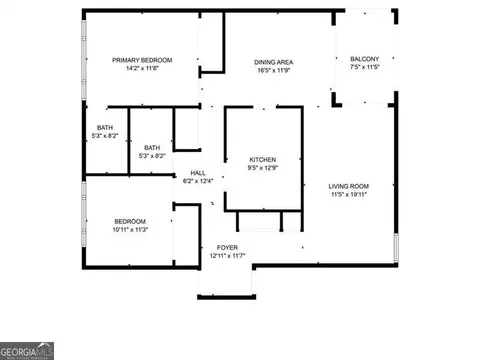 Floorplan - 3236 Henderson Mill Rd #1, Chamblee, GA 30341 photo 1 of 1