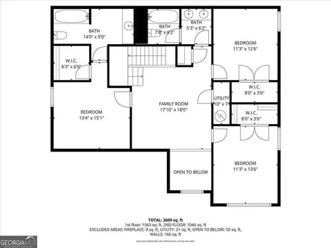 Floorplan - 621 Little Bear Loop, Canton, GA 30114 photo 2 of 3