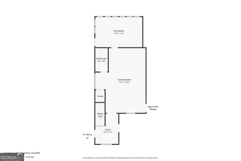 Floorplan - 413 Morgan Mill Rd, Brooks, GA 30205 photo 4 of 6