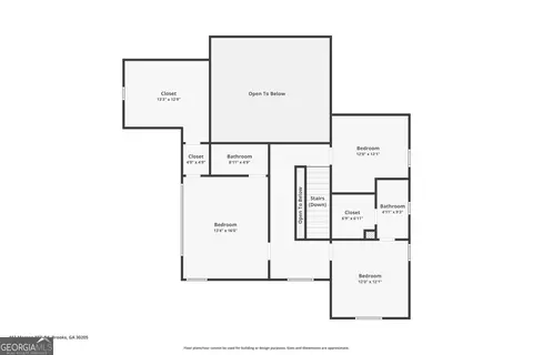 Floorplan - 413 Morgan Mill Rd, Brooks, GA 30205 photo 3 of 6