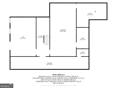 Floorplan - 220 Audreys Way, Suwanee, GA 30024 photo 3 of 4