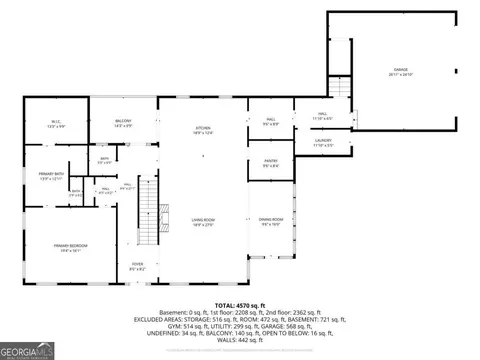 Floorplan - 220 Audreys Way, Suwanee, GA 30024 photo 1 of 4