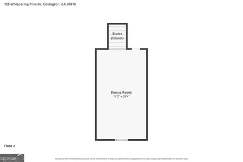 Floorplan - 125 Whispering Pine Dr, Covington, GA 30016 photo 2 of 2