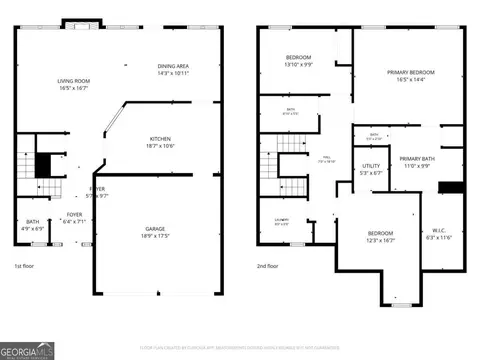 Floorplan - 205 Creekside Pass, Canton, GA 30114 photo 3 of 3