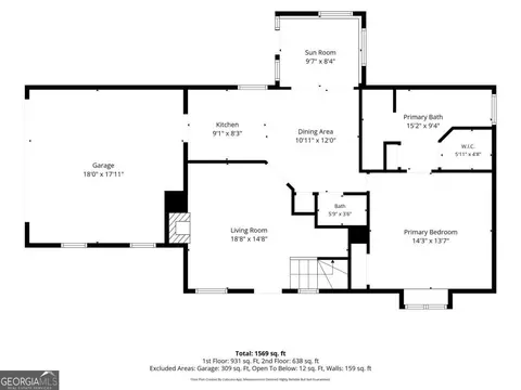 Floorplan - 135 Dunwick Ln, Mcdonough, GA 30253 photo 1 of 3