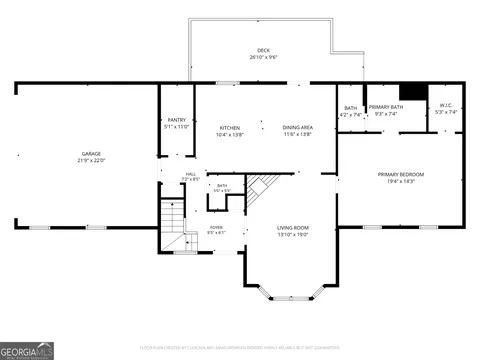 Floorplan - 627 Trestle Ridge Rd, Toccoa, GA 30577 photo 1 of 2