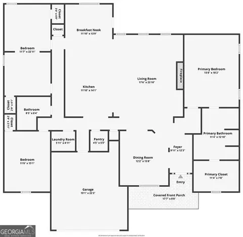 Floorplan - 2317 Matt Michell Ln, Monroe, GA 30655 photo 1 of 1