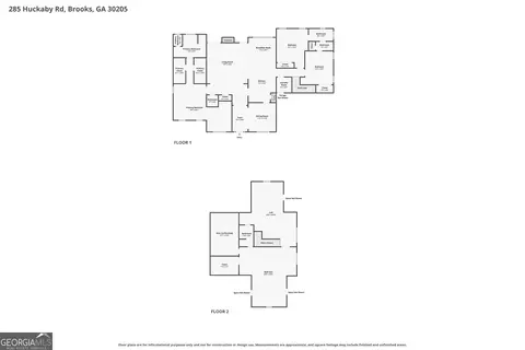 Floorplan - 285 Huckaby Rd, Brooks, GA 30205 photo 3 of 3