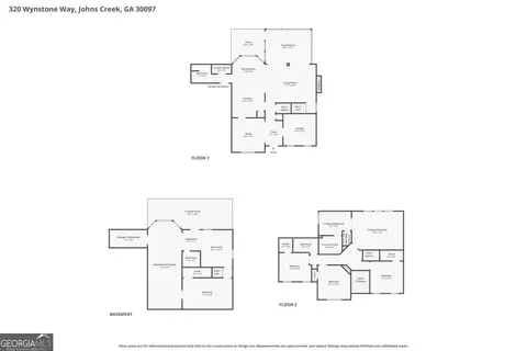 Floorplan - 320 Wynstone Way, Duluth, GA 30097 photo 2 of 2