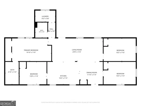 Floorplan - 104 Gainer Rd, Griffin, GA 30223 photo 1 of 1
