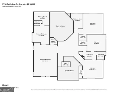 Floorplan - 2758 Pathview Dr, Dacula, GA 30019 photo 2 of 4