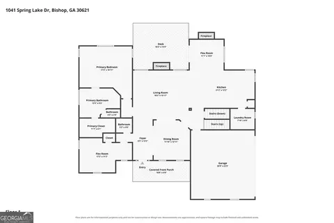 Floorplan - 1041 Spring Lake Dr, Bishop, GA 30621 photo 3 of 4