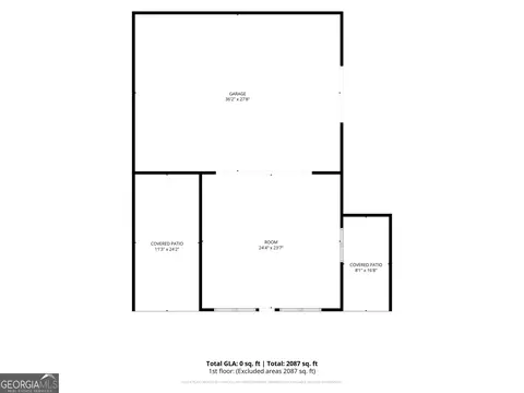 Floorplan - 607 Grant Rd, Brooks, GA 30205 photo 1 of 1