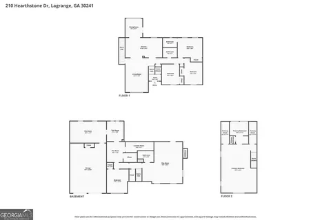 Floorplan - 210 Hearthstone Dr, Lagrange, GA 30241 photo 4 of 4