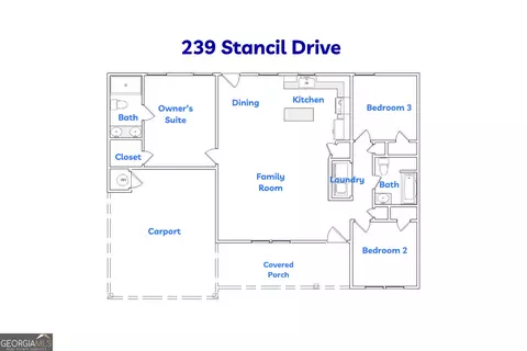 Floorplan - 239 Stancil Dr, Toccoa, GA 30577 photo 1 of 1