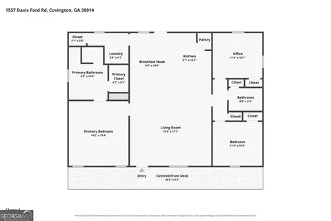 Floorplan - 1557 Davis Ford Rd, Covington, GA 30014 photo 1 of 1
