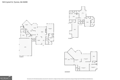 Floorplan - 120 Crystal Ct, Tyrone, GA 30290 photo 4 of 4