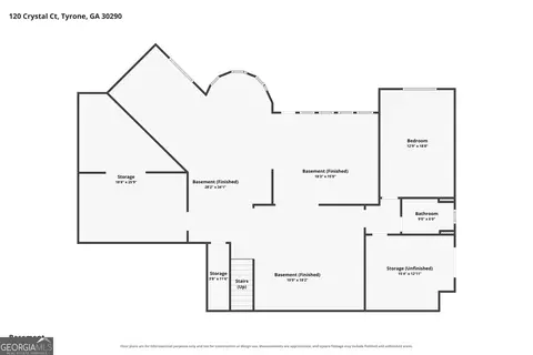 Floorplan - 120 Crystal Ct, Tyrone, GA 30290 photo 3 of 4