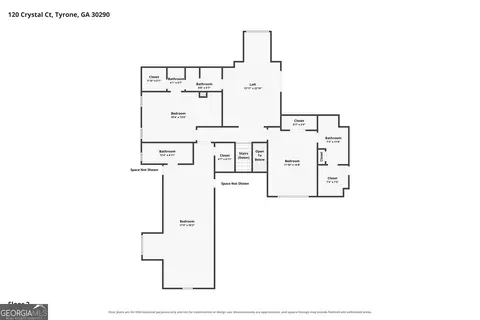 Floorplan - 120 Crystal Ct, Tyrone, GA 30290 photo 2 of 4