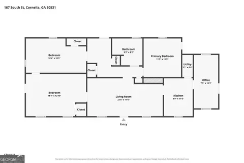 Floorplan - 167 South St, Cornelia, GA 30531 photo 2 of 2