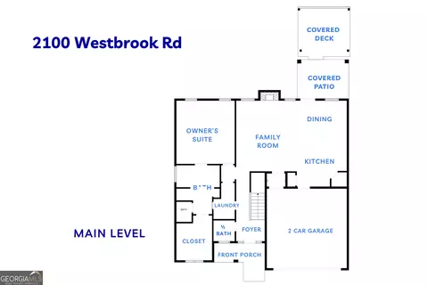 Floorplan - 2100 Westbrook Rd, Commerce, GA 30530 photo 1 of 2