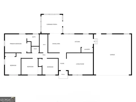 Floorplan - 122 E Knight Rd, Mcdonough, GA 30252 photo 1 of 1
