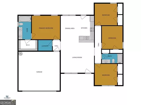 Floorplan - 207 Cornerstone Dr #LOT 57, Statesboro, GA 30458 photo 3 of 6