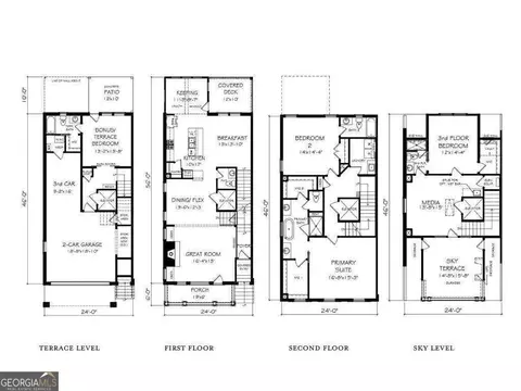 Floorplan - 3470 Commander Cv, Suwanee, GA 30024 photo 1 of 1