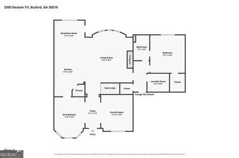 Floorplan - 3300 Deaton Trl, Buford, GA 30519 photo 2 of 2