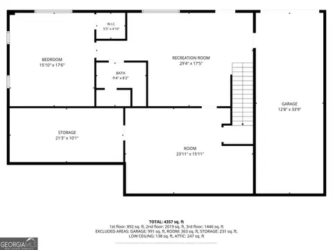 Floorplan - 2221 Brush Creek Dr, Colbert, GA 30628 photo 3 of 3