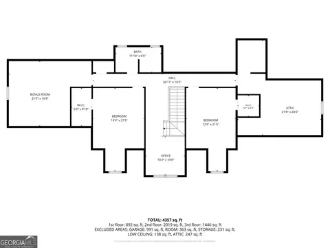 Floorplan - 2221 Brush Creek Dr, Colbert, GA 30628 photo 2 of 3