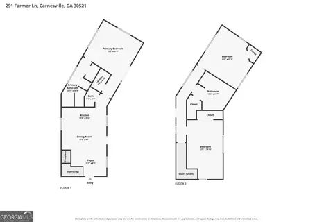 Floorplan - 271 291 Farmer Ln, Carnesville, GA 30521 photo 2 of 2