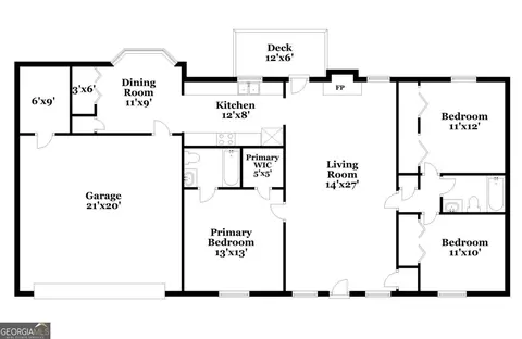 Floorplan - 135 Willow Shoals Dr, Covington, GA 30016 photo 1 of 1
