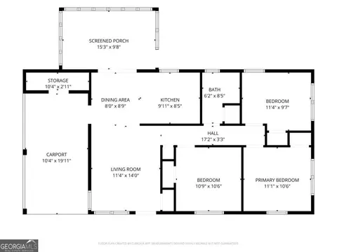 Floorplan - 5911 Meadowview Rd, Rex, GA 30273 photo 1 of 2