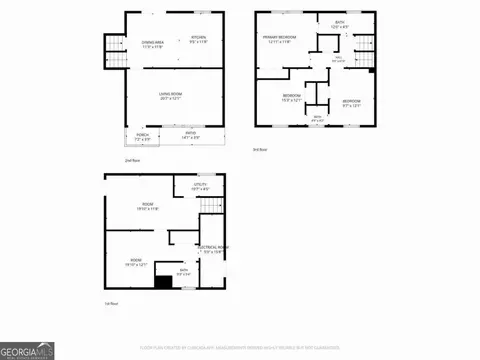 Floorplan - 6473 Fleur De Lis Dr, Morrow, GA 30260 photo 1 of 1