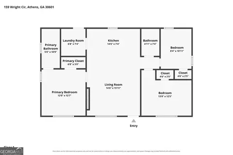 Floorplan - 159 Wright Cir, Athens, GA 30601 photo 1 of 1