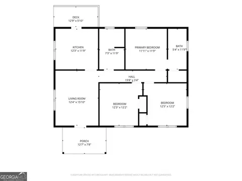 Floorplan - 211 Harmony St, Commerce, GA 30529 photo 1 of 1