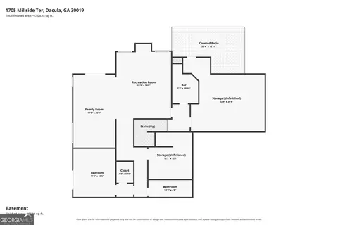 Floorplan - 1705 Millside Ter, Dacula, GA 30019 photo 3 of 4