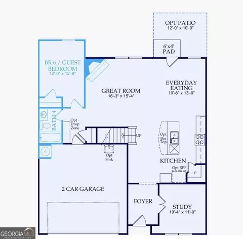 Floorplan - 804 Oleander Ct, Mcdonough, GA 30253 photo 1 of 2