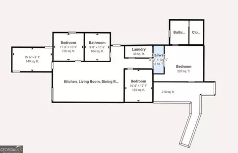 Floorplan - 140 E Hamm Rd, Jackson, GA 30233 photo 2 of 2