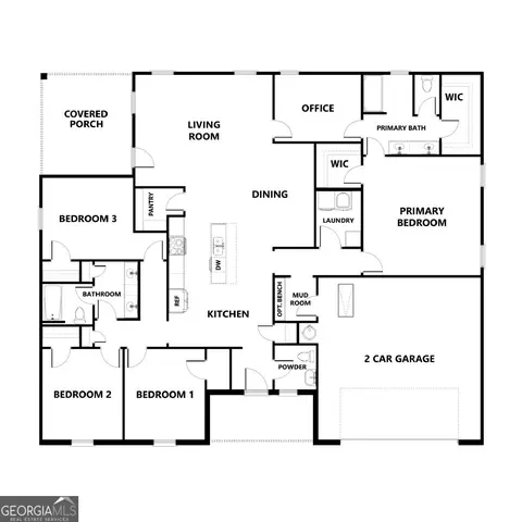 Floorplan - 144 Eagles Crest Dr, Commerce, GA 30529 photo 1 of 1