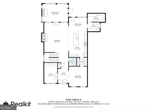 Floorplan - 1873 Tobey Rd, Chamblee, GA 30341 photo 2 of 4