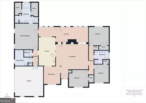 Floorplan - 3003 Hackberry Ter, Bonaire, GA 31005 photo 1 of 1