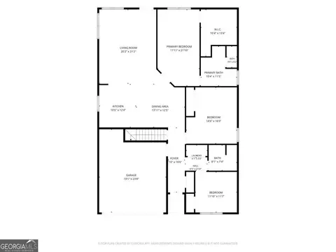 Floorplan - 6311 Horizon Ct, Rex, GA 30273 photo 2 of 2