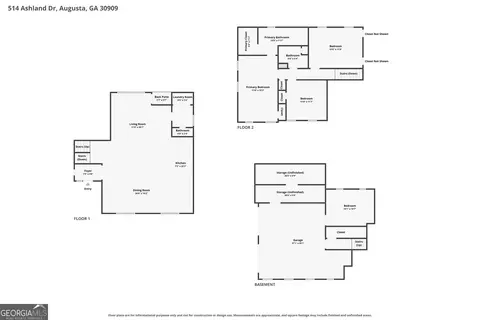 Floorplan - 514 Ashland Dr, Augusta, GA 30909 photo 1 of 4