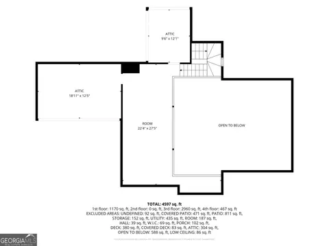 Floorplan - 334 E Tugalo St, Toccoa, GA 30577 photo 3 of 5