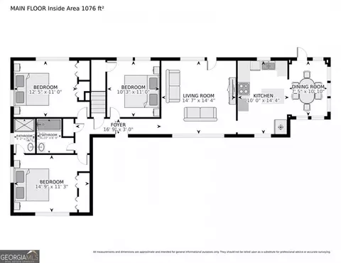 Floorplan - 3659 Admiral Dr, Chamblee, GA 30341 photo 1 of 4