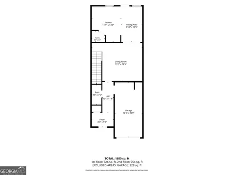 Floorplan - Undisclosed, Cartersville, GA 30121 photo 2 of 3